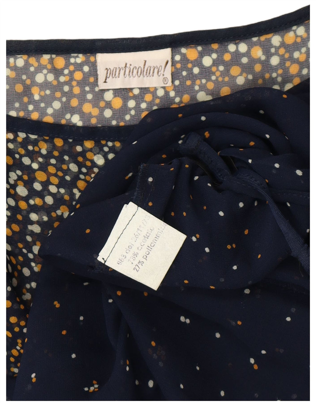 ВИНТАЖНОЕ женское платье макси с крыльями летучей мыши, Великобритания, 18 XL, темно-синее, пятнистое, из ацетата