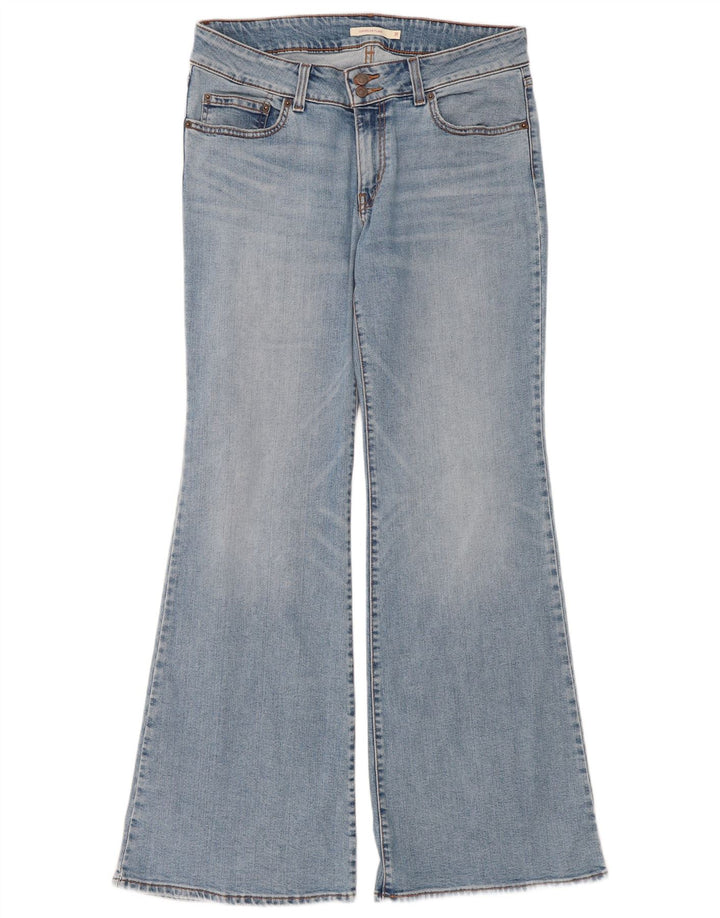 Женские супернизкие расклешенные джинсы Levi's W31 L34, синий хлопок