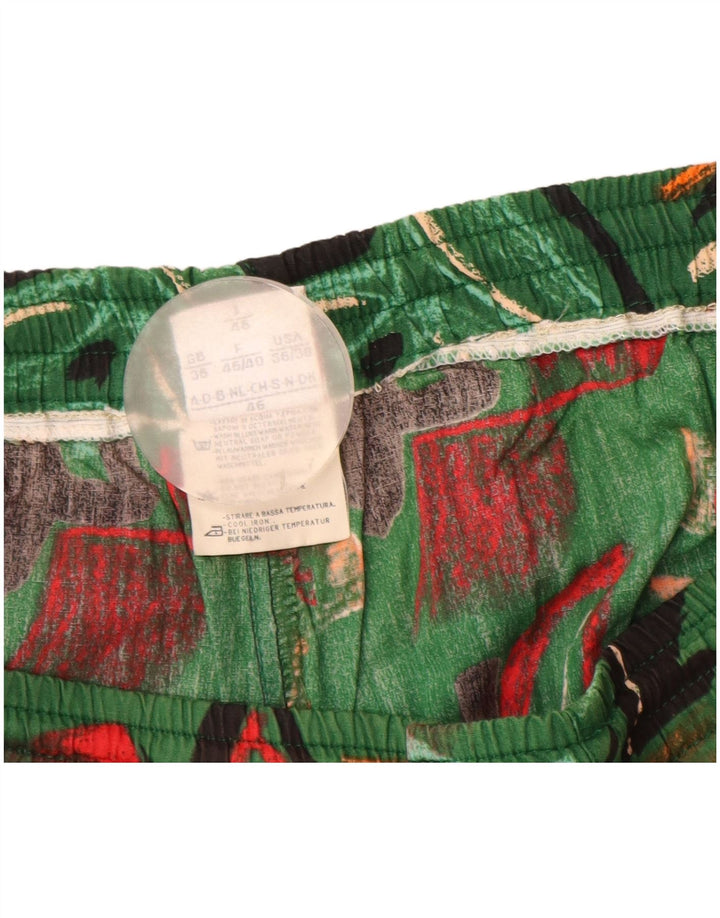 Мужские шорты Belfe IT 46 Small W30 Зеленые с цветочным принтом