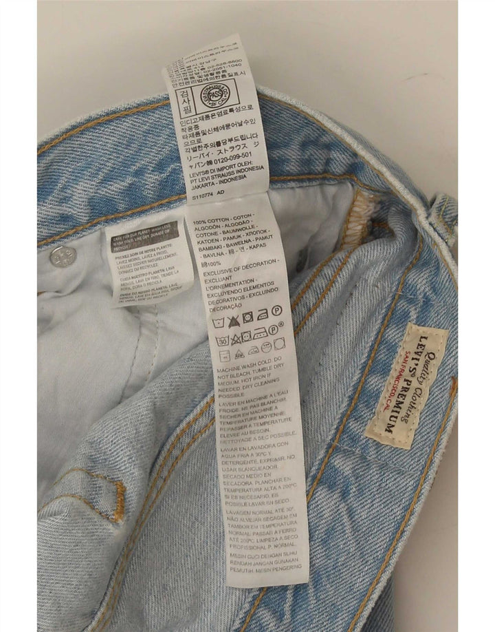 Мужские прямые джинсы Levi's 501 W31 L30 синие, хлопок
