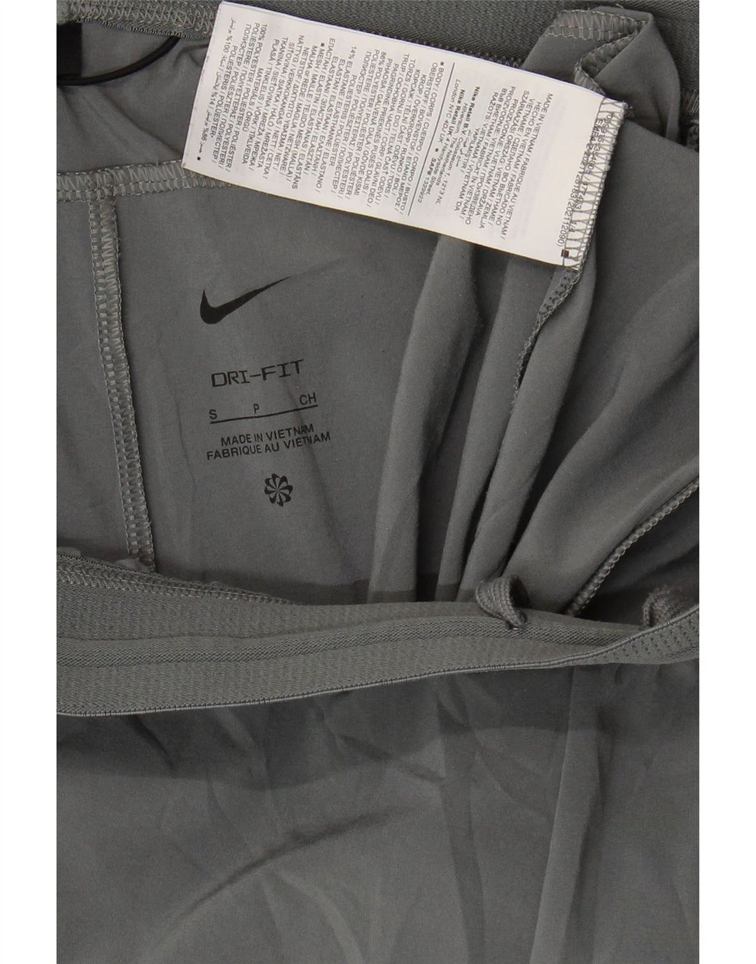 Мужские спортивные шорты Nike Dri Fit, маленькие серые, полиэстер
