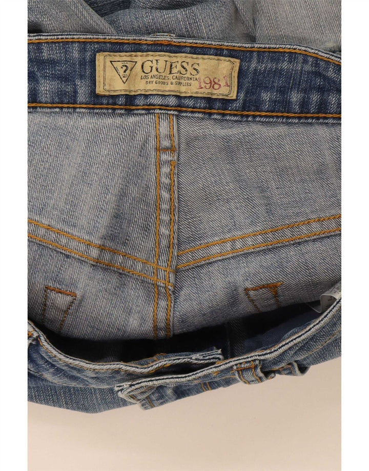 Мужские прямые джинсы Guess W32 L29, синие, хлопок
