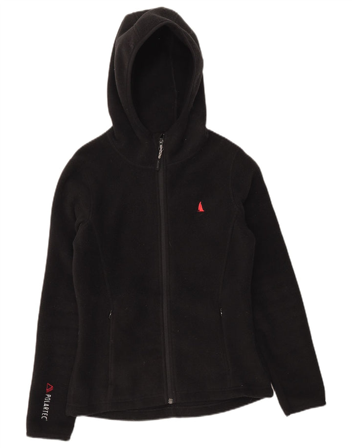 Женская флисовая куртка Musto Polartec с капюшоном UK 8, маленькая черная, полиэстер