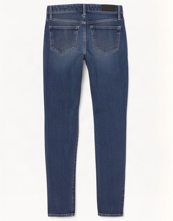 Джинсы Wrangler Super Skinny W28 L28, синие, хлопок