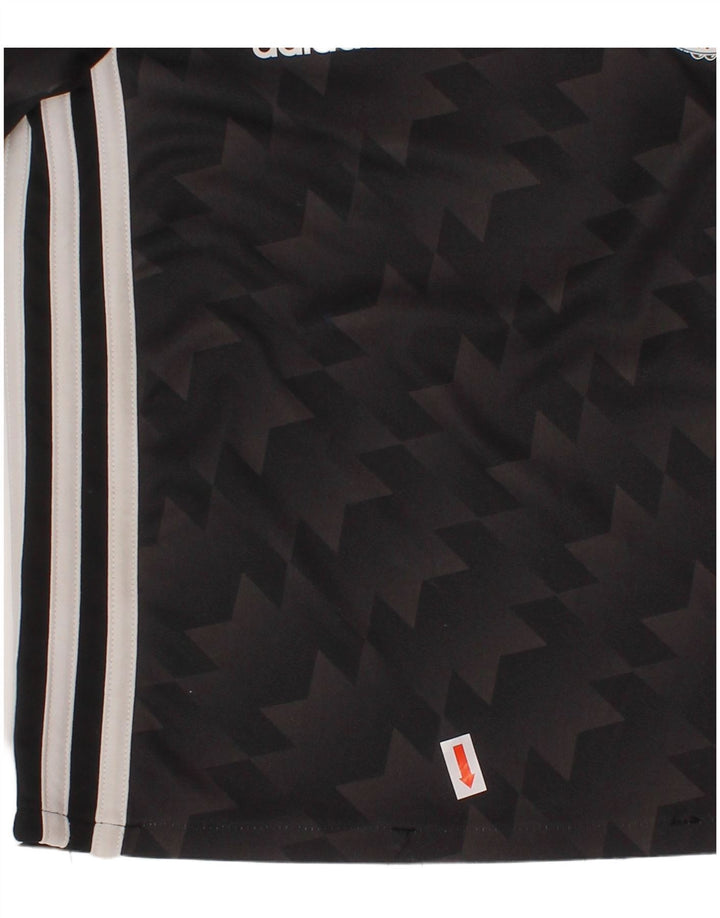 Футболка ADIDAS с рисунком Manchester United для мальчиков 4–5 лет, черная