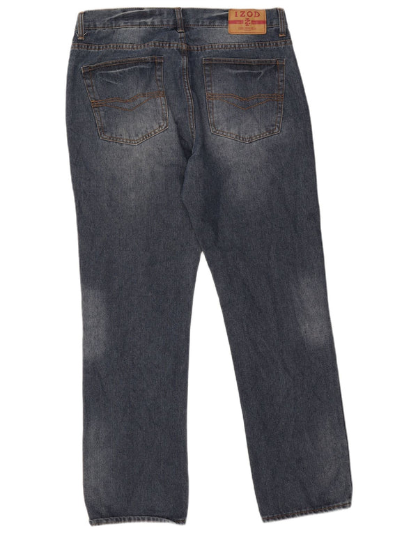 Мужские прямые джинсы Izod W36 L32 синие, хлопок