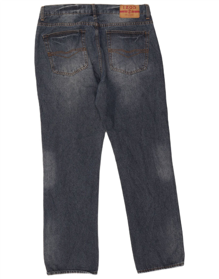 Мужские прямые джинсы Izod W36 L32 синие, хлопок