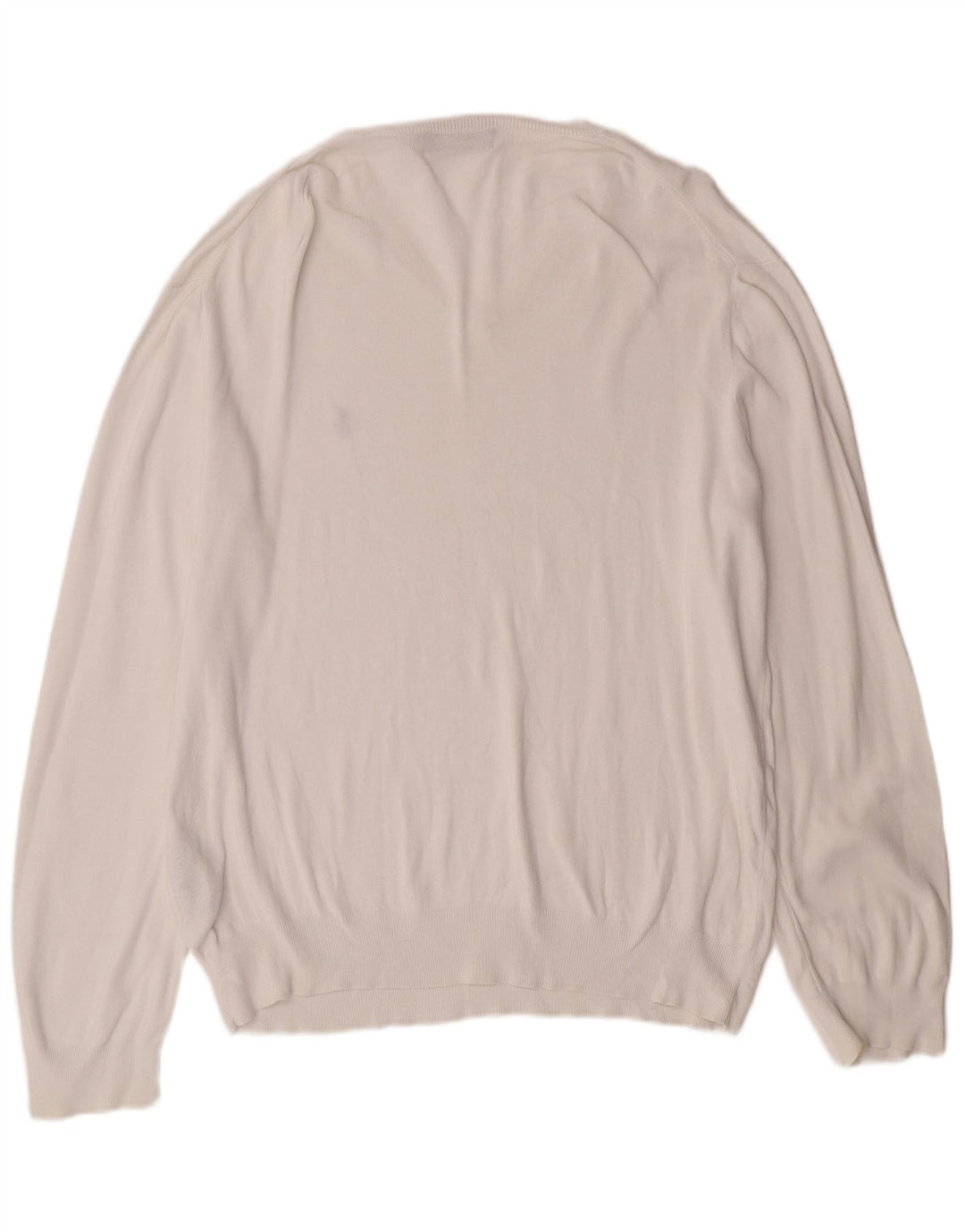 POLO RALPH LAUREN Мужской джемпер с v-образным вырезом XL, белый хлопок