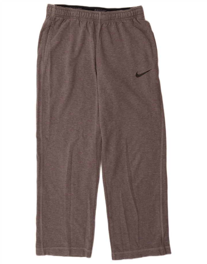 Мужские спортивные брюки Nike Dri Fit, большие серые в крапинку