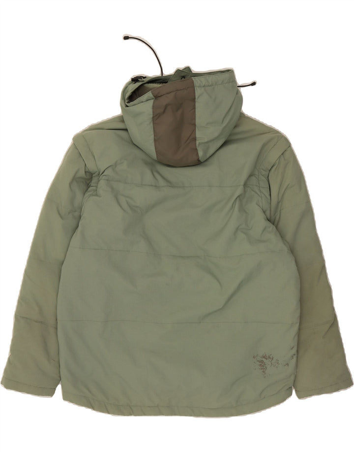 FILA Mens Hooded Padded Jacket UK 36 Small Green Polyamide Vintage Fila and Second-Hand Fila from Messina Hembry 