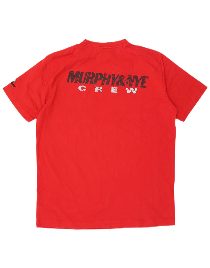 Мужская футболка с рисунком Murphy & Nye, 2XL, красный хлопок