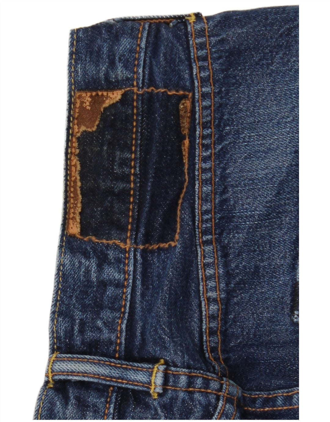 Мужские прямые джинсы Levi's W28 L32 темно-синие, хлопок