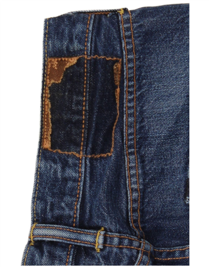 Мужские прямые джинсы Levi's W28 L32 темно-синие, хлопок