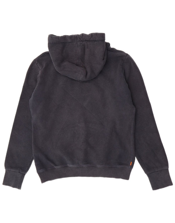 Женский джемпер с капюшоном Superdry UK 14, темно-синий, хлопок, большой размер