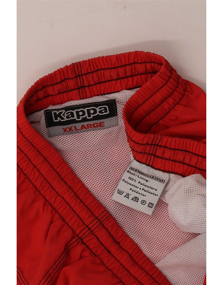 Мужские шорты для плавания Kappa 2XL, красный полиэстер