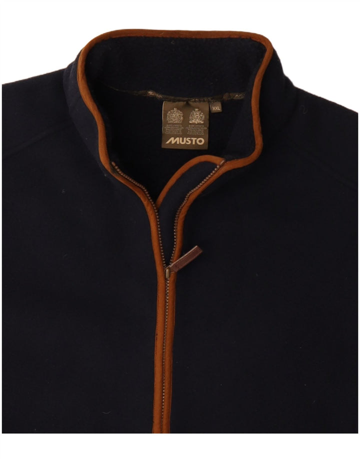 Мужской флисовый жилет Musto UK 44 2XL темно-синий из полиэстера