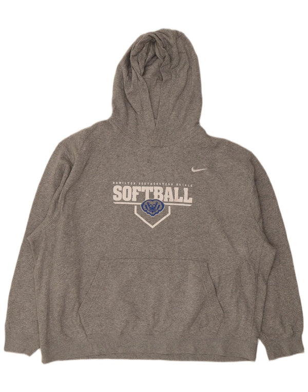 Мужской джемпер с капюшоном Nike Hamilton Football Graphic 3XL, серый хлопок
