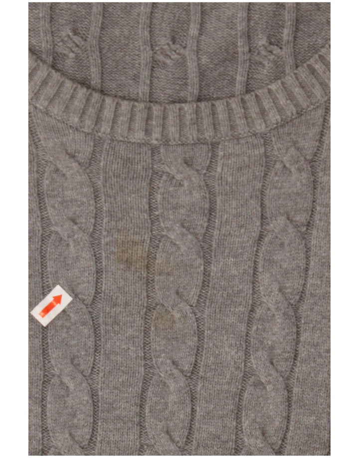 Мужской джемпер с круглым вырезом GANT 3XL, серый хлопок