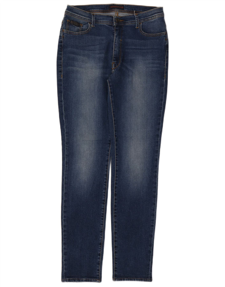 Женские узкие джинсы Trussardi W30 L30 синие, хлопок