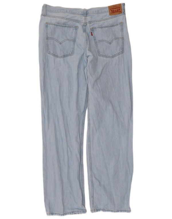 Мужские потертые прямые джинсы Levi's W36 L30 синие