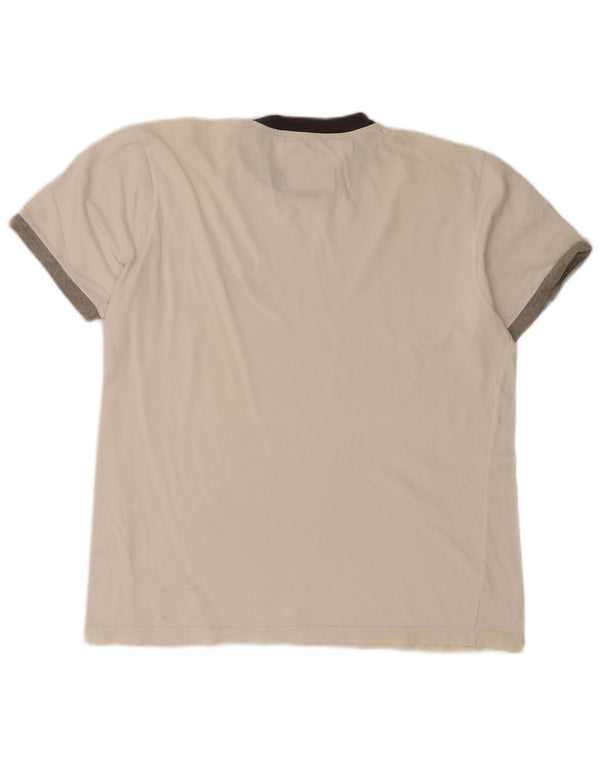Мужская футболка с рисунком Champion Top XL, белая с цветными блоками