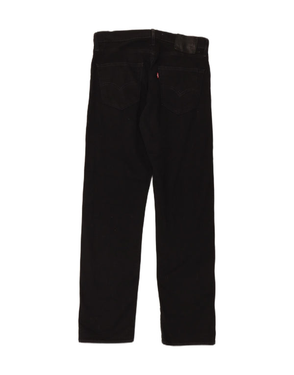 Мужские прямые джинсы LEVI'S 540 свободного покроя W31 L32, черный хлопок