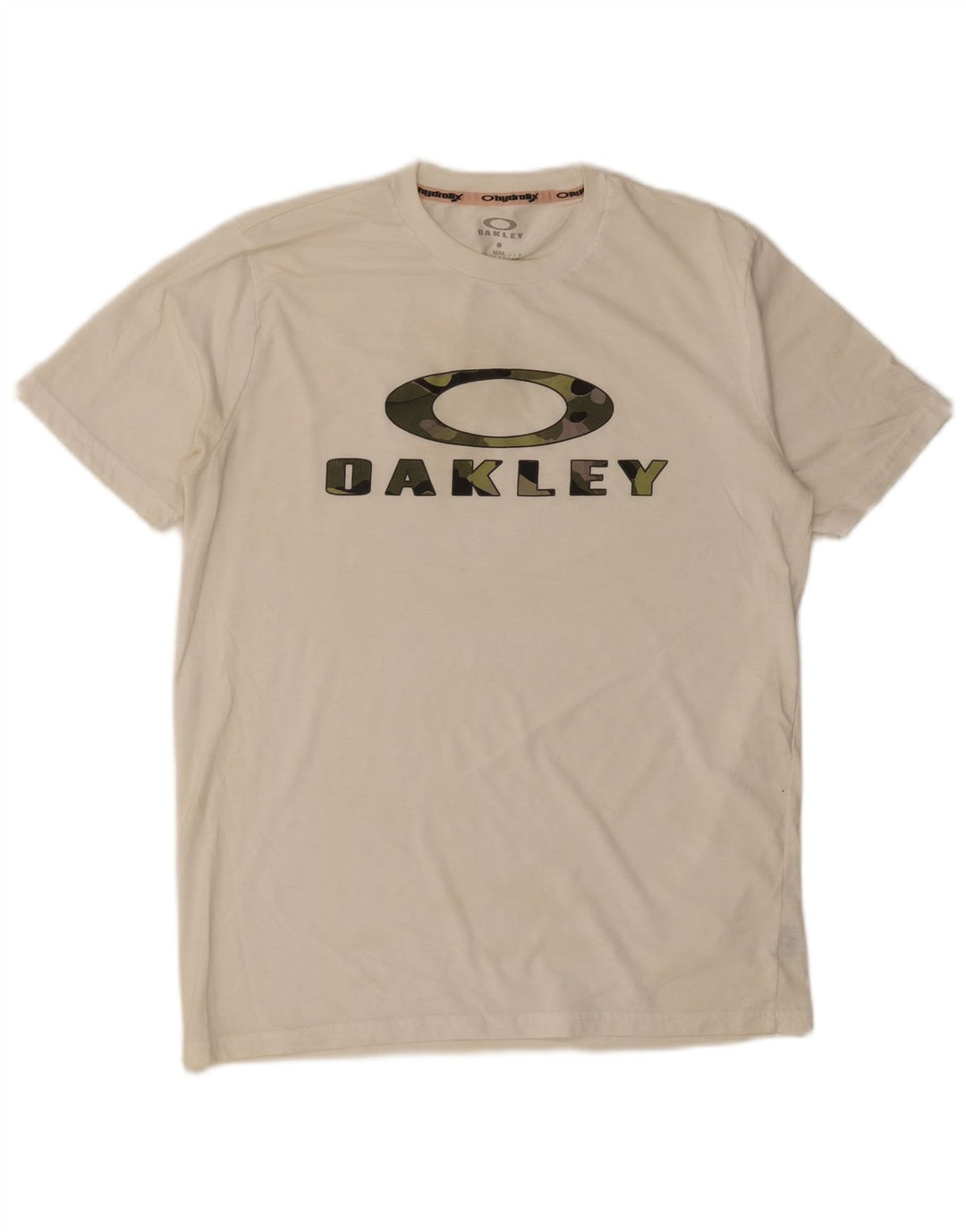 Мужская футболка обычного кроя Oakley с рисунком, средний белый цвет