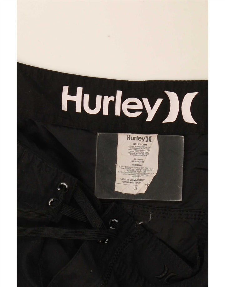 Мужские шорты для плавания Hurley, средний черный полиэстер