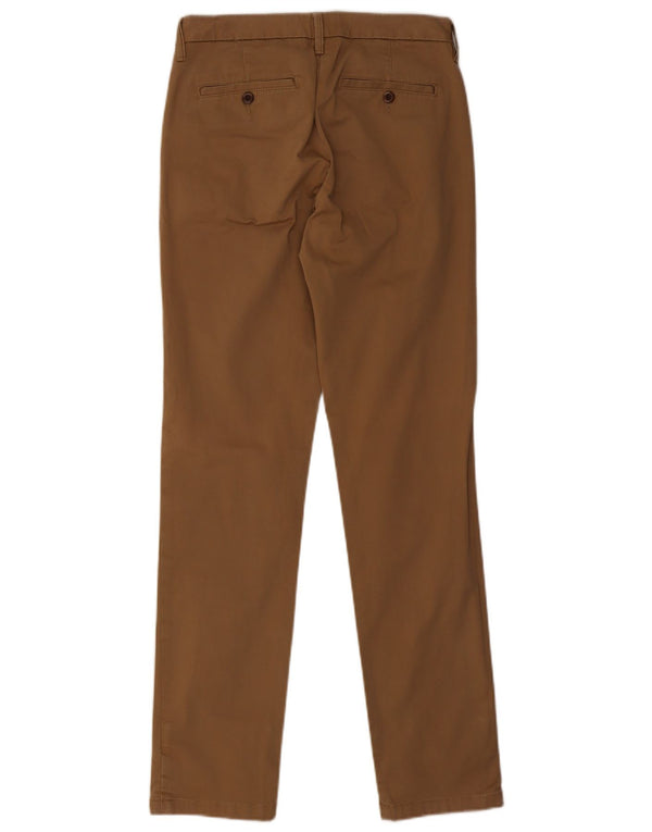 Женские узкие брюки чинос Gant UK 12, средние W28 L31, бежевый хлопок