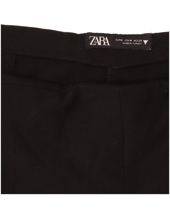 Женская мини-юбка плиссе Zara Medium W28, черная
