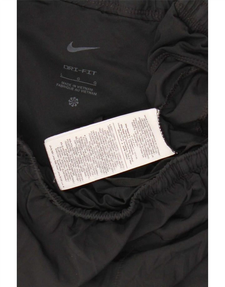 Мужские спортивные шорты Nike Dri Fit, большие черные, полиэстер