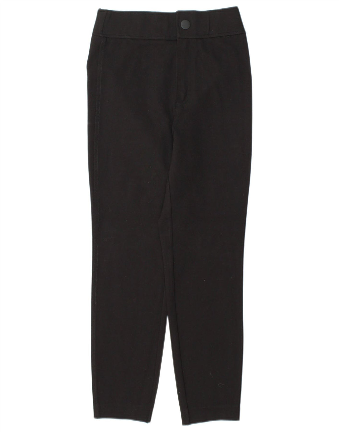 Женские укороченные брюки скинни ZARA, маленькие W26 L25, черные