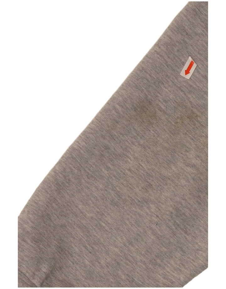 Мужской свитер с капюшоном на молнии ADIDAS XL, серый хлопок