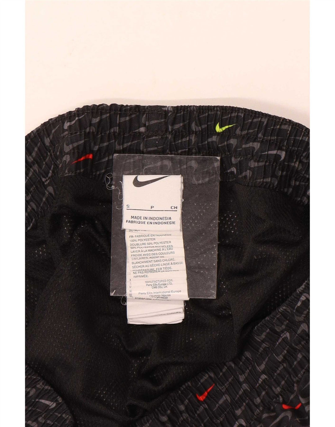 Мужские спортивные шорты Nike с графическим рисунком, маленькие черные из полиэстера