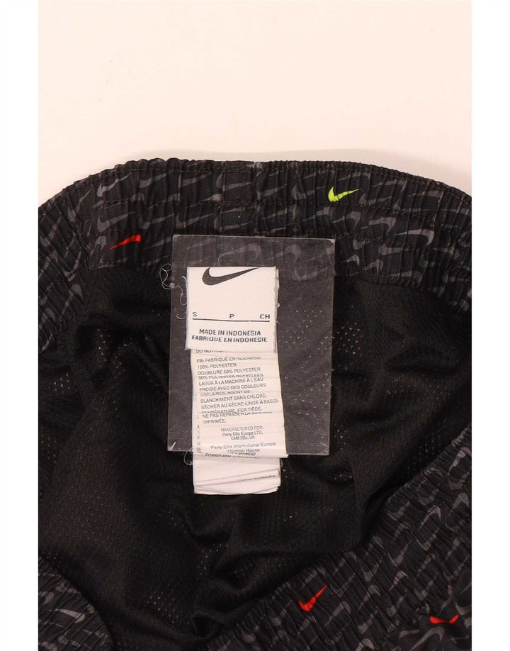 Мужские спортивные шорты Nike с графическим рисунком, маленькие черные из полиэстера