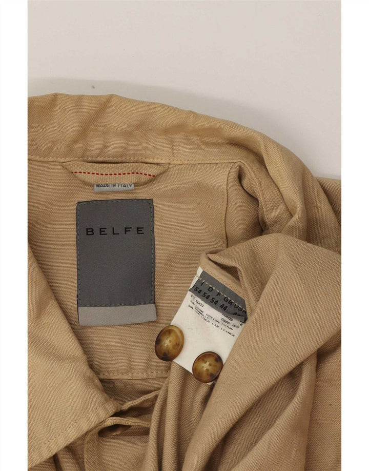 Мужская куртка Belfe UK 44 2XL, бежевый хлопок