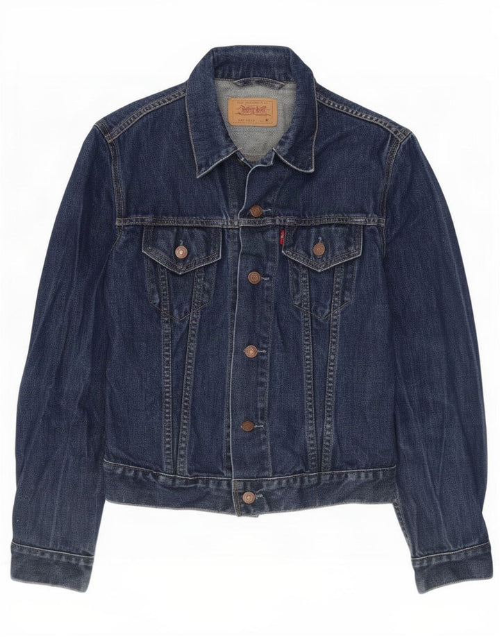 Женская джинсовая куртка Levi's UK 12, средний темно-синий, хлопок