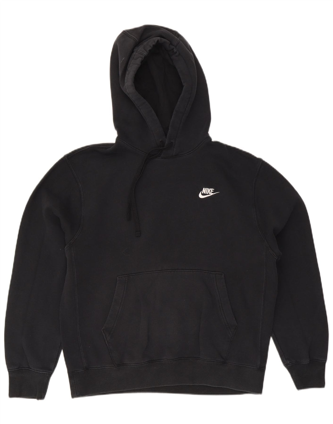 Мужской джемпер с капюшоном Nike, средний черный, хлопок