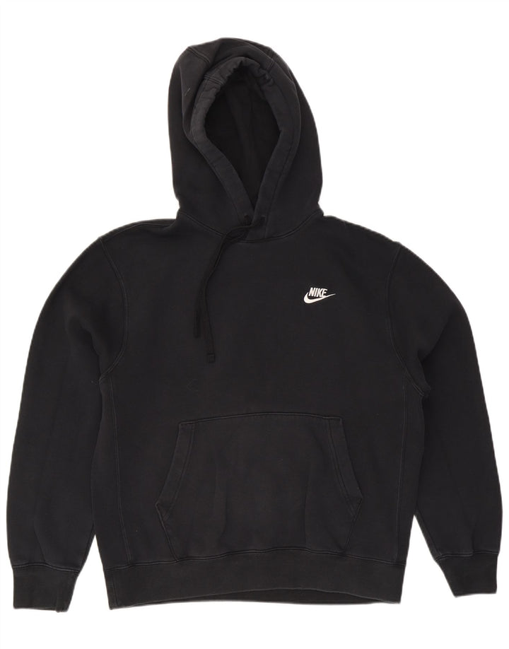 Мужской джемпер с капюшоном Nike, средний черный, хлопок