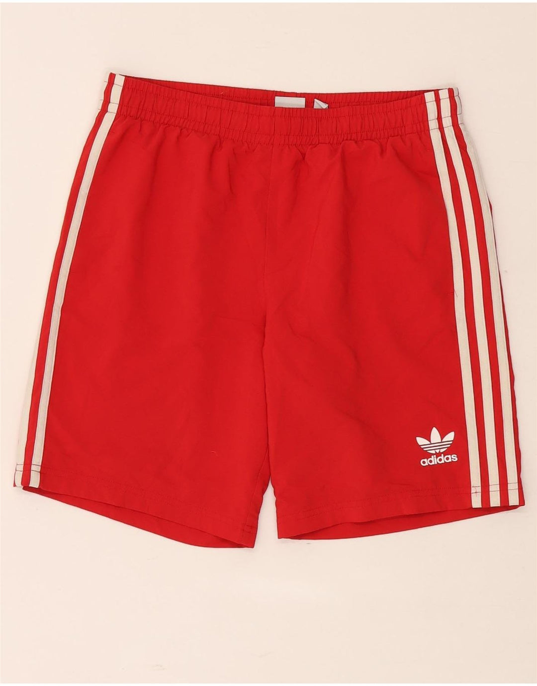 Спортивные шорты Adidas для мальчиков 13-14 лет, красный полиэстер