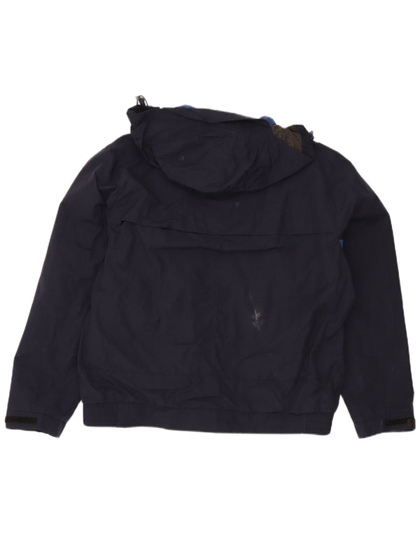 Мужская ветровка с капюшоном Marks & Spencer Blue Harbor UK 42 XL Navy