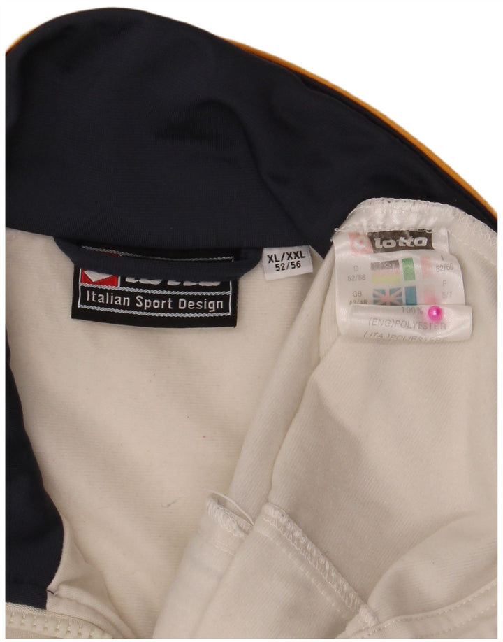 LOTTO Мужской спортивный костюм, верхняя куртка XL, белый полиэстер