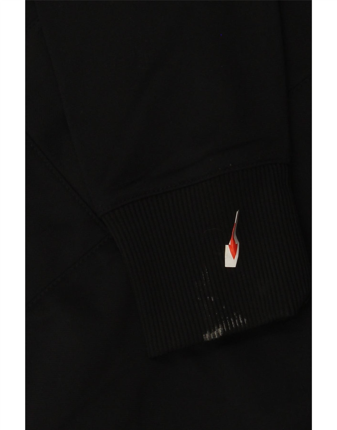 Женская спортивная куртка Nike UK 10/12, средний черный полиэстер в тонкую полоску