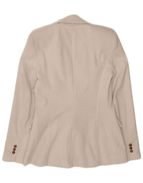 Женский двубортный пиджак Zara UK 6 XS, белый полиэстер