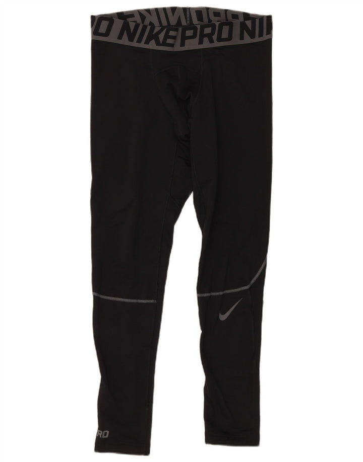 Мужские компрессионные леггинсы с рисунком NIKE XL, черный полиэстер