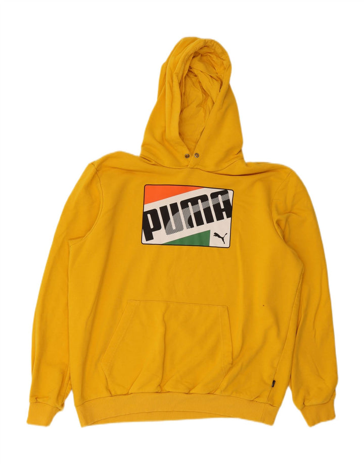 Мужской худи с рисунком Puma XL, желтый