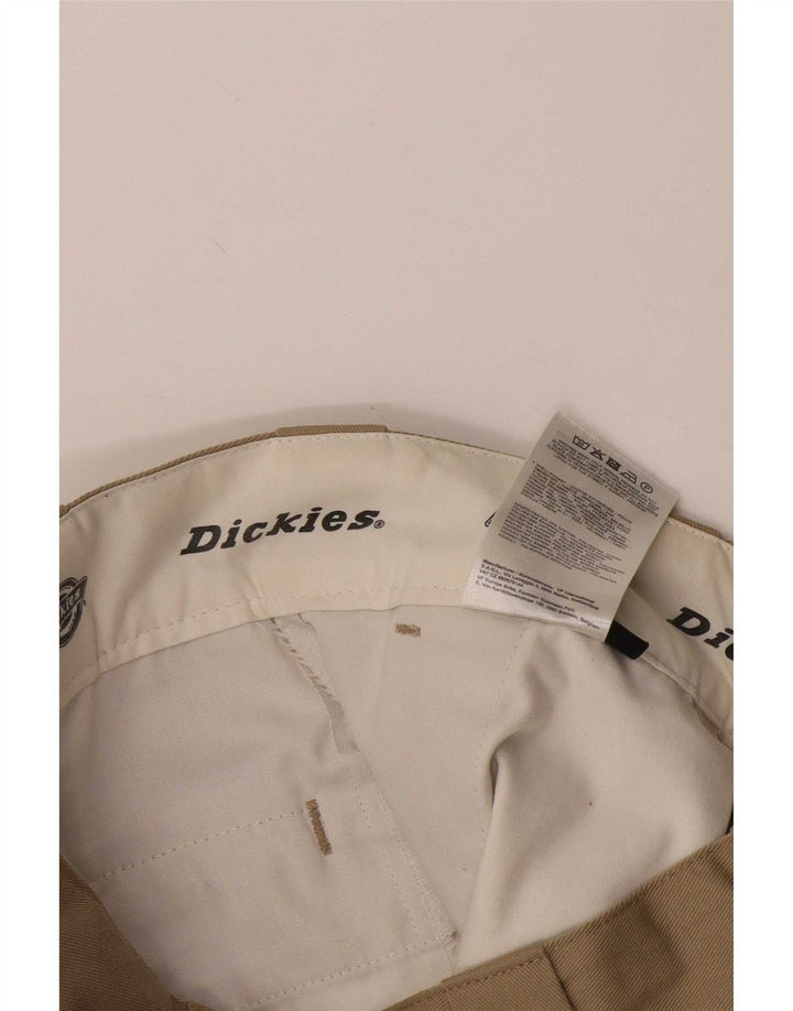 Женские прямые брюки чинос Dickies W26 L27 бежевого цвета из полиэстера