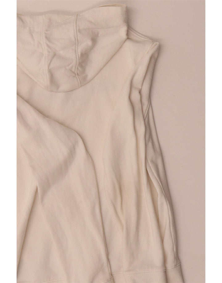 TOMMY HILFIGER Джемпер с капюшоном и рисунком для девочек 11–12 лет, белый хлопок