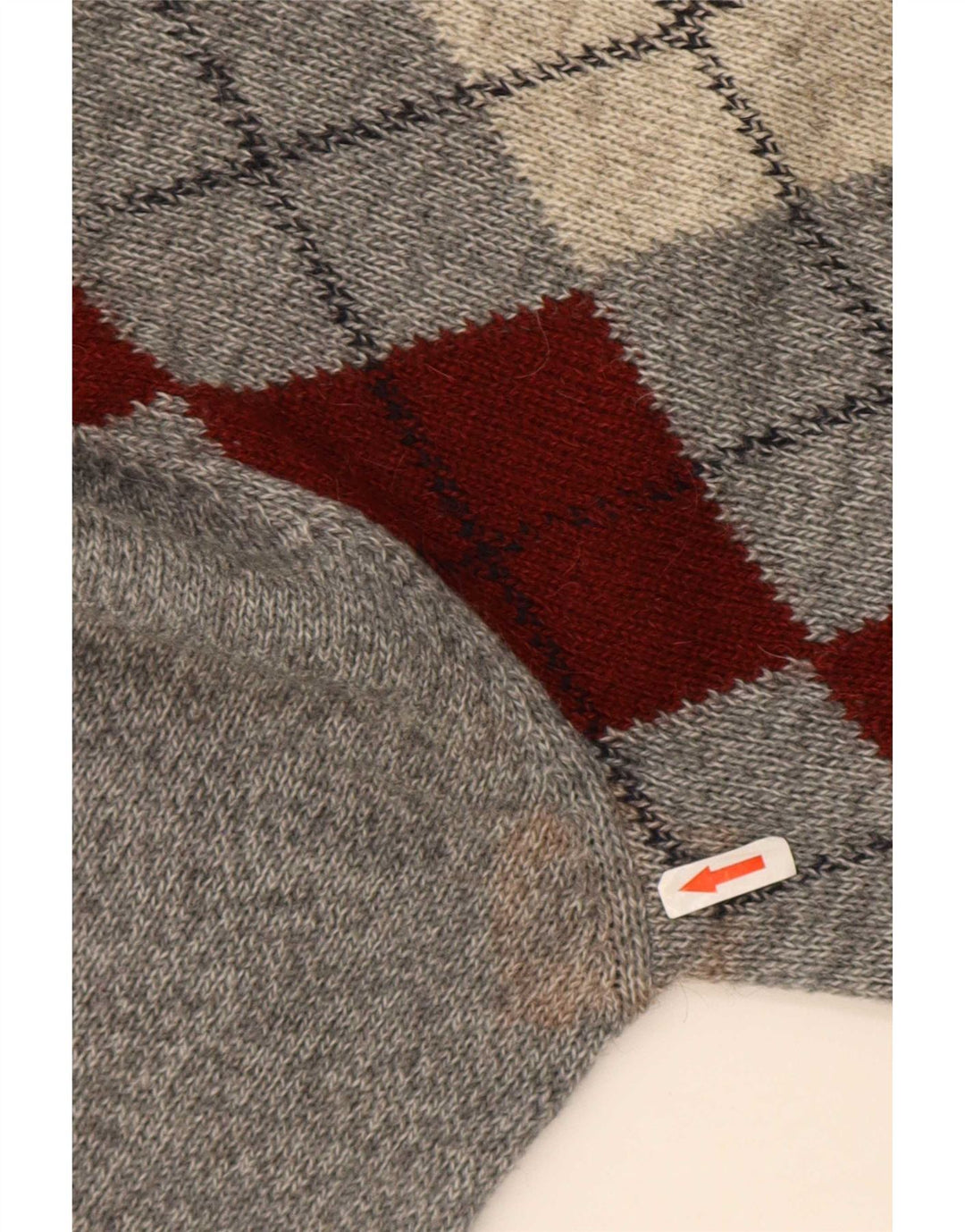 Мужской джемпер Rodes с круглым вырезом IT 48 Medium Grey Argyle/Diamond