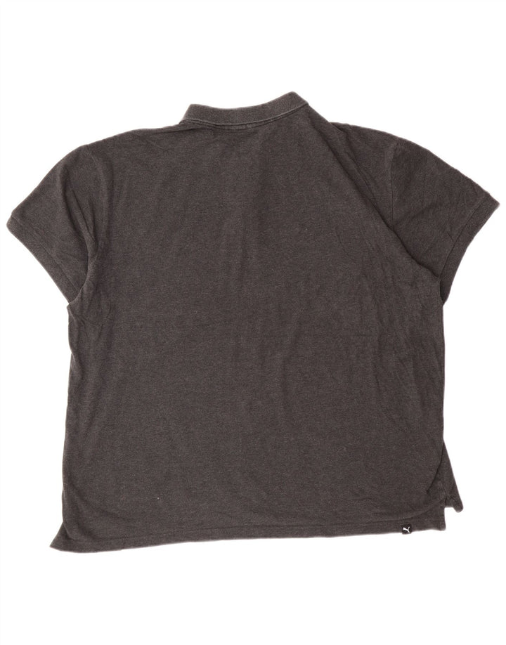 Мужская рубашка-поло Puma 2XL серая, хлопок